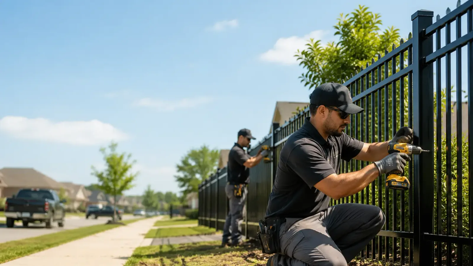 Metal Fence Installation in Falmouth, MI